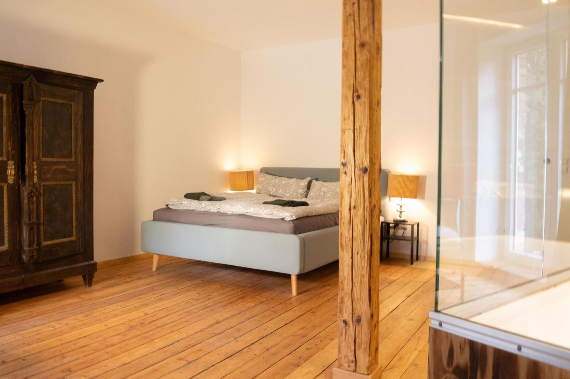 Loft Apartment Mit Grosser Badewanne B Mugeln Exterior photo