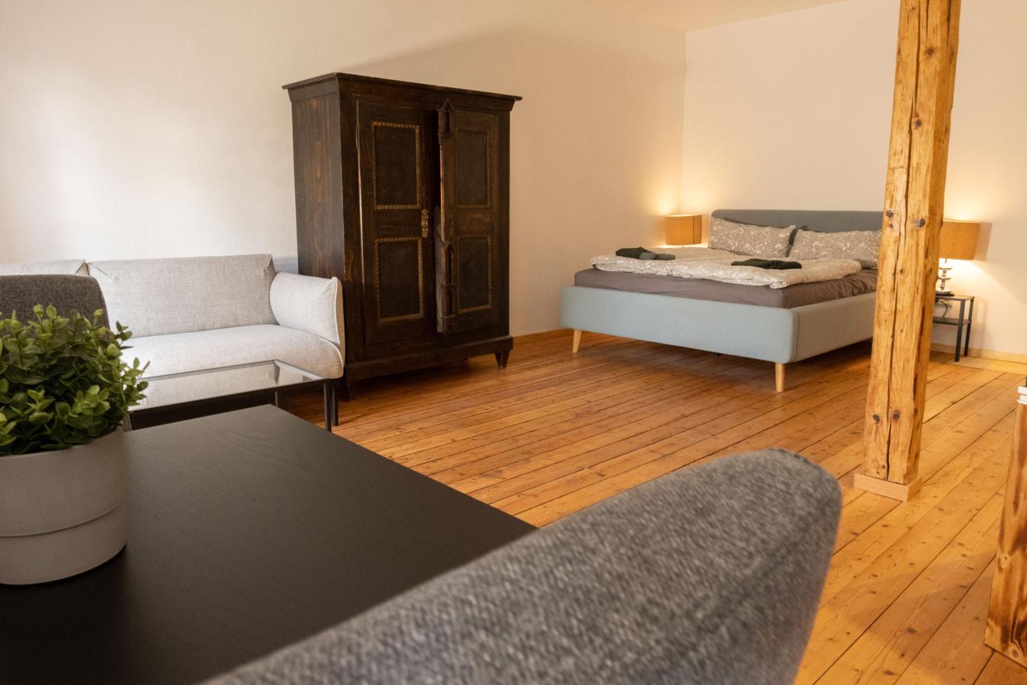 Loft Apartment Mit Grosser Badewanne B Mugeln Exterior photo